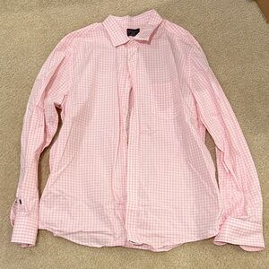 UNTUCKit Men's Light Pink Gingham Button-Down Shirt